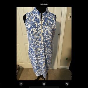 Lilly Pulitzer Blue and White Dress